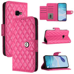 Custodia per telefono in pelle con texture rombica e cordino, For Samsung Galaxy Xcover 4s / Xcover 4