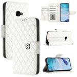 Custodia per telefono in pelle con texture rombica e cordino, For Samsung Galaxy Xcover 4s / Xcover 4