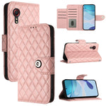 Custodia per telefono in pelle con texture rombica e cordino, For Samsung Galaxy XCover7 Pro, For Samsung Galaxy Xcover7, For Samsung Galaxy Xcover6 Pro, For Samsung Galaxy Xcover 5