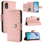Custodia per telefono in pelle con texture rombica e cordino, For Samsung Galaxy XCover7 Pro, For Samsung Galaxy Xcover7, For Samsung Galaxy Xcover6 Pro, For Samsung Galaxy Xcover 5