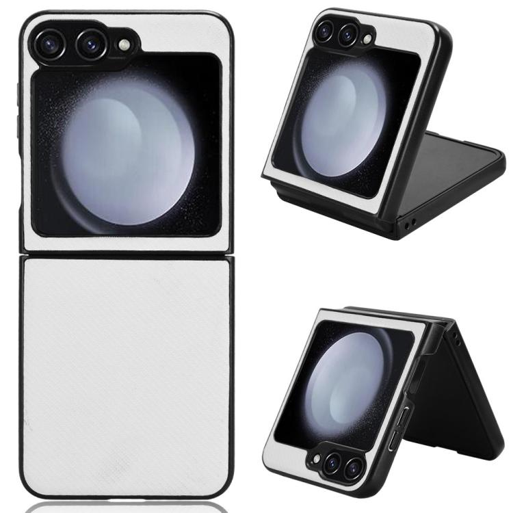 Custodia per telefono PC in pelle PU, For Galaxy Z Flip8 5G, For Samsung Galaxy Z Flip7 5G, For Samsung Galaxy Z Flip6, For Samsung Galaxy Z Fold6