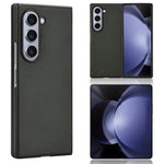 Custodia per telefono PC in pelle PU, For Galaxy Z Flip8 5G, For Samsung Galaxy Z Flip7 5G, For Samsung Galaxy Z Flip6, For Samsung Galaxy Z Fold6