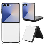 Custodia per telefono PC in pelle PU, For Galaxy Z Flip8 5G, For Samsung Galaxy Z Flip7 5G, For Samsung Galaxy Z Flip6, For Samsung Galaxy Z Fold6