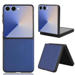 Custodia per telefono PC in pelle PU, For Galaxy Z Flip8 5G, For Samsung Galaxy Z Flip7 5G, For Samsung Galaxy Z Flip6, For Samsung Galaxy Z Fold6