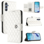Custodia per cellulare in pelle con texture rombica con cordino, For Samsung Galaxy M55 / C55 5G, For Samsung Galaxy M15 / F15 5G Global, For Samsung Galaxy M34 5G / F34 5G, For Samsung Galaxy M54 / F54 5G
