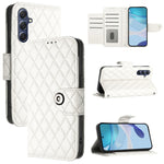 Custodia per cellulare in pelle con texture rombica con cordino, For Samsung Galaxy M55 / C55 5G, For Samsung Galaxy M15 / F15 5G Global, For Samsung Galaxy M34 5G / F34 5G, For Samsung Galaxy M54 / F54 5G