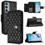 Custodia per cellulare in pelle con texture rombica con cordino, For Samsung Galaxy M56 5G, For Samsung Galaxy M16 5G Global, For Samsung Galaxy M06 5G / F06 5G, For Samsung Galaxy M35