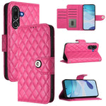 Custodia per cellulare in pelle con texture rombica con cordino, For Samsung Galaxy M56 5G, For Samsung Galaxy M16 5G Global, For Samsung Galaxy M06 5G / F06 5G, For Samsung Galaxy M35