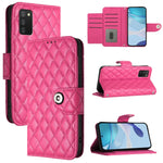 Custodia per cellulare in pelle con texture rombica con cordino, For Samsung Galaxy A02s 164mm, For Samsung Galaxy A02s 166mm, For Samsung Galaxy A10s / M01s, For Samsung Galaxy A21s