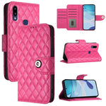 Custodia per cellulare in pelle con texture rombica con cordino, For Samsung Galaxy A02s 164mm, For Samsung Galaxy A02s 166mm, For Samsung Galaxy A10s / M01s, For Samsung Galaxy A21s