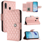 Custodia per cellulare in pelle con texture rombica con cordino, For Samsung Galaxy A50 / A30s / A50s, For Samsung Galaxy A20s, For Samsung Galaxy A20e / A10e, For Samsung Galaxy A40