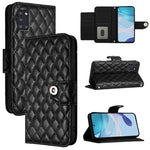 Custodia per cellulare in pelle con texture rombica con cordino, For Samsung Galaxy A51 5G, For Samsung Galaxy A71 5G, For Samsung Galaxy A31, For Samsung Galaxy A11 EU