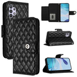 Custodia per cellulare in pelle con texture rombica con cordino, For Samsung Galaxy A32 5G / M32 5G, For Samsung Galaxy A03s 164mm, For Samsung Galaxy A41, For Samsung Galaxy A22 4G