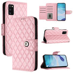 Custodia per cellulare in pelle con texture rombica con cordino, For Samsung Galaxy A32 5G / M32 5G, For Samsung Galaxy A03s 164mm, For Samsung Galaxy A41, For Samsung Galaxy A22 4G