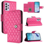 Custodia per cellulare in pelle con texture rombica con cordino, For Samsung Galaxy A42 5G / M42 5G, For Samsung Galaxy A32 4G, For Samsung Galaxy A02 / M02, For Samsung Galaxy A72 4G / 5G