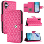 Custodia per cellulare in pelle con texture rombica con cordino, For Samsung Galaxy A06 5G, For Samsung Galaxy A56 5G, For Samsung Galaxy A26 5G, For Samsung Galaxy A16 4G