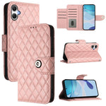 Custodia per cellulare in pelle con texture rombica con cordino, For Galaxy S26 FE 5G, For Samsung Galaxy A27 5G, For Samsung Galaxy A07 4G, For Samsung Galaxy A17 5G