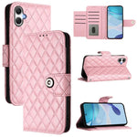 Custodia per cellulare in pelle con texture rombica con cordino, For Galaxy S26 FE 5G, For Samsung Galaxy A27 5G, For Samsung Galaxy A07 4G, For Samsung Galaxy A17 5G
