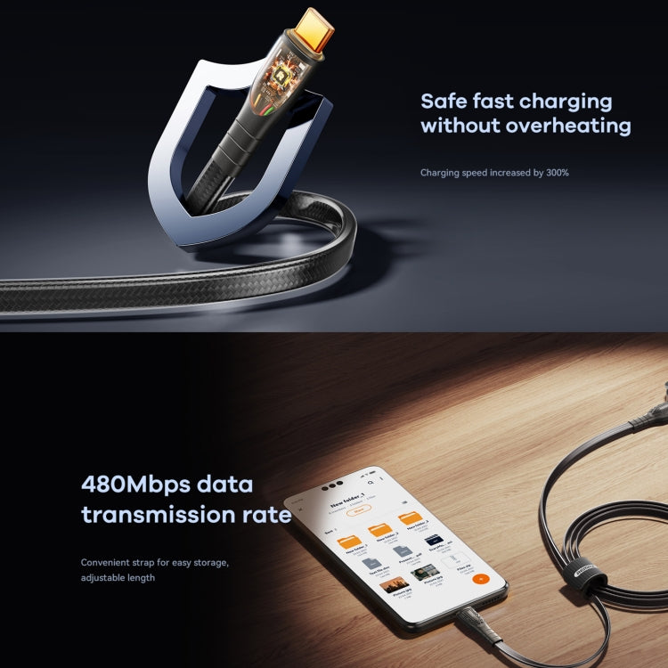 Cavo ricarica rapida REMAX 66W USB-C 1,2 m