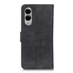 Custodia per telefono in pelle con vibrazione orizzontale con texture retrò KHAZNEH, For Samsung Galaxy S25 Edge 5G, For Samsung Galaxy S25 Ultra 5G, For Samsung Galaxy S24 FE 5G