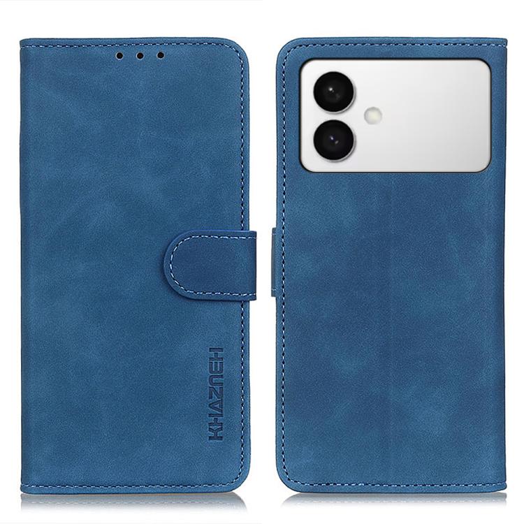 Custodia per telefono in pelle con vibrazione orizzontale con texture retrò KHAZNEH, For Galaxy S26 FE 5G, For Samsung Galaxy S26+ 5G, For Samsung Galaxy S26 Edge 5G, For Samsung Galaxy S26 Ultra 5G, For Samsung Galaxy S26 5G, For Samsung Galaxy S25 FE 5G