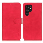 Custodia per telefono in pelle con vibrazione orizzontale con texture retrò KHAZNEH, For Galaxy S26 FE 5G, For Samsung Galaxy S26+ 5G, For Samsung Galaxy S26 Edge 5G, For Samsung Galaxy S26 Ultra 5G, For Samsung Galaxy S26 5G, For Samsung Galaxy S25 FE 5G