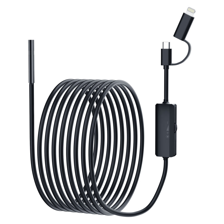 Endoscopio industriale HD 5,5 mm con USB-C 2 in 1