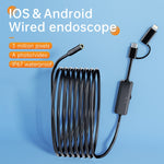 Endoscopio industriale HD 5,5 mm con USB-C 2 in 1