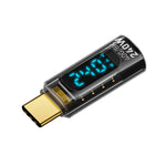 Adattatore USB-C maschio a USB-C femmina 240W con display digital