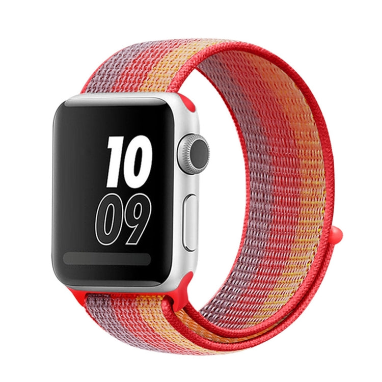 Cinturino in nylon, For Apple Watch Series 8&7 41mm / SE 2&6&SE&5&4 40mm / 3&2&1 38mm, For Apple Watch Ultra 49mm / Series 8&7 45mm / SE 2&6&SE&5&4 44mm / 3&2&1 42mm, For Apple Watch Series 7 41mm / 6 & SE & 5 & 4 40mm / 3 & 2 & 1 38mm                 ...