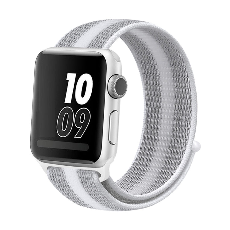 Cinturino in nylon, For Apple Watch Series 8&7 41mm / SE 2&6&SE&5&4 40mm / 3&2&1 38mm, For Apple Watch Ultra 49mm / Series 8&7 45mm / SE 2&6&SE&5&4 44mm / 3&2&1 42mm, For Apple Watch Series 7 41mm / 6 & SE & 5 & 4 40mm / 3 & 2 & 1 38mm                 ...