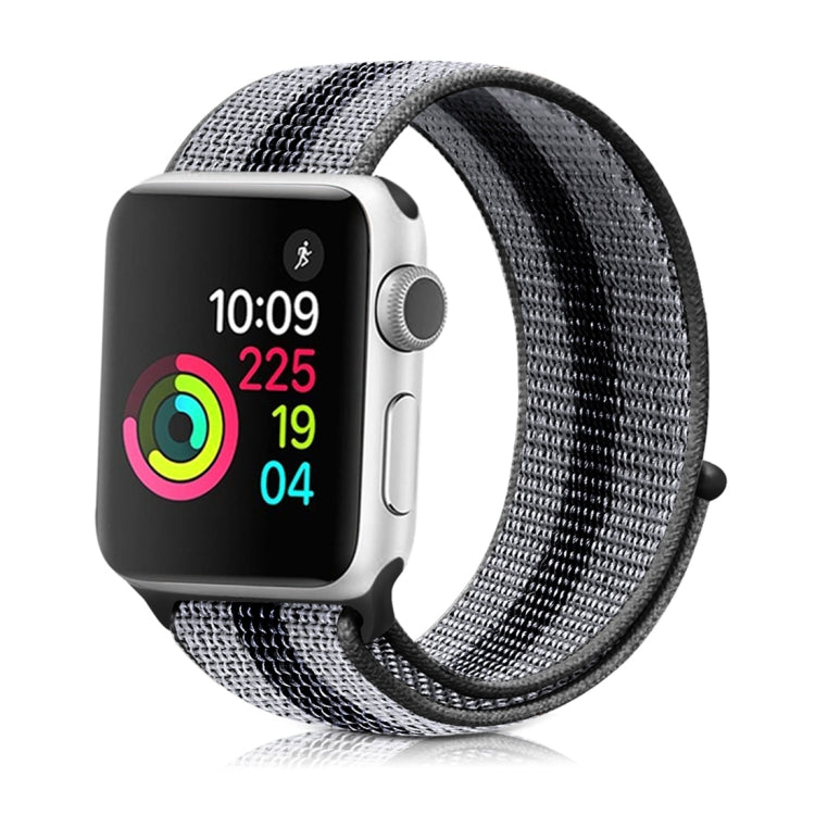Cinturino in nylon, For Apple Watch Series 8&7 41mm / SE 2&6&SE&5&4 40mm / 3&2&1 38mm, For Apple Watch Ultra 49mm / Series 8&7 45mm / SE 2&6&SE&5&4 44mm / 3&2&1 42mm, For Apple Watch Series 7 41mm / 6 & SE & 5 & 4 40mm / 3 & 2 & 1 38mm                 ...