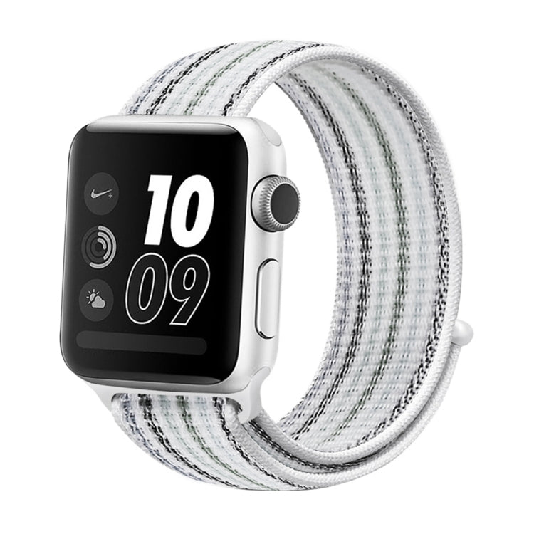 Cinturino in nylon, For Apple Watch Series 8&7 41mm / SE 2&6&SE&5&4 40mm / 3&2&1 38mm, For Apple Watch Ultra 49mm / Series 8&7 45mm / SE 2&6&SE&5&4 44mm / 3&2&1 42mm, For Apple Watch Series 7 41mm / 6 & SE & 5 & 4 40mm / 3 & 2 & 1 38mm                 ...