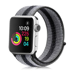 Cinturino in nylon, For Apple Watch Series 8&7 41mm / SE 2&6&SE&5&4 40mm / 3&2&1 38mm, For Apple Watch Ultra 49mm / Series 8&7 45mm / SE 2&6&SE&5&4 44mm / 3&2&1 42mm, For Apple Watch Series 7 41mm / 6 & SE & 5 & 4 40mm / 3 & 2 & 1 38mm                 ...