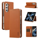 Custodia per telefono in pelle con vibrazione magnetica RFID ABEEL, For Galaxy Z Fold8 Ultra 5G, For Samsung Galaxy Z Fold6, For Samsung Galaxy Z Fold5