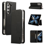Custodia per telefono in pelle con vibrazione magnetica RFID ABEEL, For Galaxy Z Fold8 Ultra 5G, For Samsung Galaxy Z Fold6, For Samsung Galaxy Z Fold5