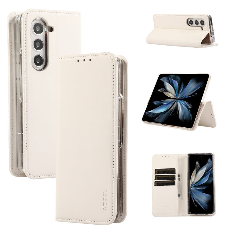 Custodia per telefono in pelle con vibrazione magnetica RFID ABEEL, For Galaxy Z Fold8 Ultra 5G, For Samsung Galaxy Z Fold6, For Samsung Galaxy Z Fold5