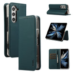 Custodia per telefono in pelle con vibrazione magnetica RFID ABEEL, For Galaxy Z Fold8 Ultra 5G, For Samsung Galaxy Z Fold6, For Samsung Galaxy Z Fold5