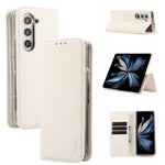 Custodia per telefono in pelle con vibrazione magnetica RFID ABEEL, For Galaxy Z Fold8 Ultra 5G, For Samsung Galaxy Z Fold6, For Samsung Galaxy Z Fold5