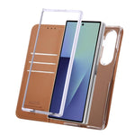 Custodia per telefono in pelle con vibrazione magnetica RFID ABEEL, For Galaxy Z Fold8 Ultra 5G, For Samsung Galaxy Z Fold6, For Samsung Galaxy Z Fold5