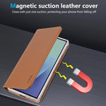 Custodia per telefono in pelle con vibrazione magnetica RFID ABEEL, For Galaxy Z Fold8 Ultra 5G, For Samsung Galaxy Z Fold6, For Samsung Galaxy Z Fold5
