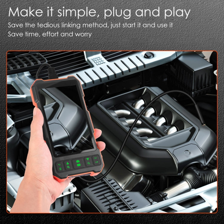 Endoscopio industriale con cavo rigido diviso con fotocamera singola da 8 mm e schermo a colori IPS T21 da 4,5 pollici, 1m, 2m, 3.5m, 5m, 10m