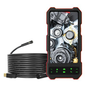 Endoscopio industriale con cavo rigido diviso doppia fotocamera da 7,9 mm con schermo a colori IPS T21 da 4,5 pollici, 1m, 2m, 3.5m, 5m, 10m