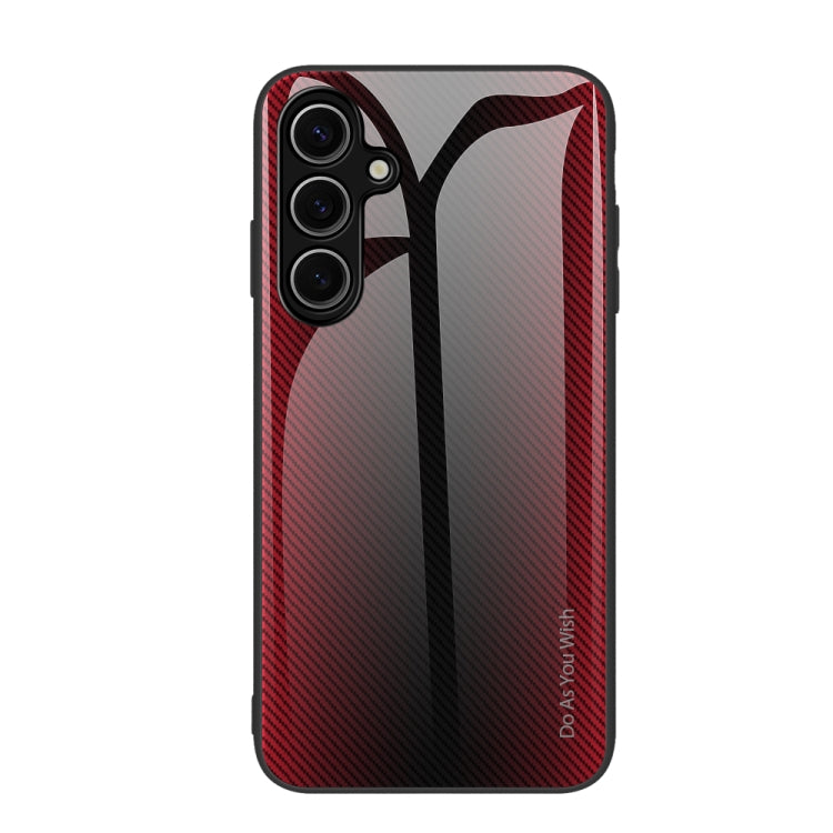 Custodia per telefono in TPU in vetro con texture sfumata, For Samsung Galaxy S26+ 5G, For Samsung Galaxy S26 Ultra 5G, For Samsung Galaxy S26 5G, For Samsung Galaxy S24 FE 5G