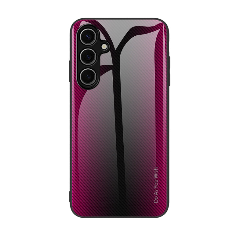 Custodia per telefono in TPU in vetro con texture sfumata, For Samsung Galaxy S26+ 5G, For Samsung Galaxy S26 Ultra 5G, For Samsung Galaxy S26 5G, For Samsung Galaxy S24 FE 5G