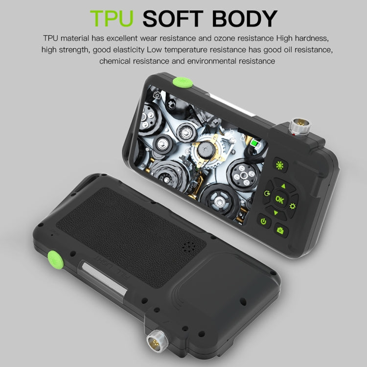 Endoscopio industriale con cavo rigido per fotocamera singola T22 da 4,5 pollici IPS con schermo a colori da 8 mm, 1m, 2m, 3.5m, 5m, 10m