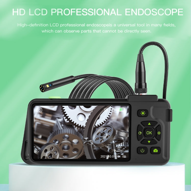 Endoscopio industriale con cavo rigido doppia fotocamera T22 da 4,5 pollici IPS con schermo a colori da 7,9 mm, 1m, 2m, 3.5m, 5m, 10m