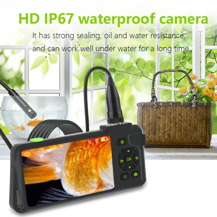 Endoscopio industriale con doppia fotocamera e schermo IPS 4,5"