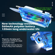 Telecamera subacquea wireless Lure 1080P per la pesca con registrazione in loop / telecomando APP