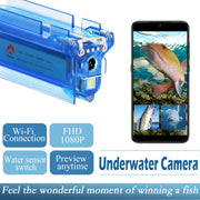 Telecamera subacquea wireless Lure 1080P per la pesca con registrazione in loop / telecomando APP